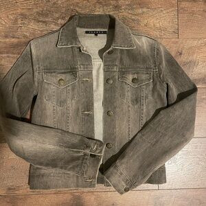 Theory Grey Denim Jacket